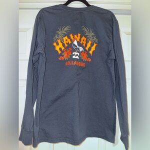 Billabong Men’s Navy Blue Hawaii Long Sleeve Shirt
